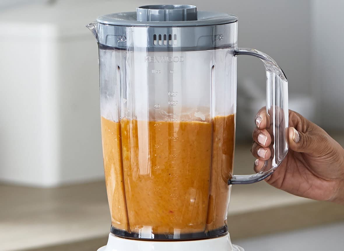 Kenwood Blender 650W Smoothie Blender 1.5L With Extra Blender Jar, Grinder Mill, Grater Mill, Ice Crush Function Blp41.H0Wh White خلاط عصائر بقدرة 650 واط من كينوود بليند اكس-فريش بسعة 1.5 لتر مع مرطبان اضافي ومطحنة ومبشرة ووظيفة سحق الثلج، ابيض Kenwood Blender 650W Smoothie Blender 1.5L With Extra Blender Jar, Grinder Mill, Grater Mill, Ice Crush Function Blp41.H0Wh White خلاط عصائر بقدرة 650 واط من كينوود بليند اكس-فريش بسعة 1.5 لتر مع مرطبان اضافي ومطحنة ومبشرة ووظيفة سحق الثلج، ابيض